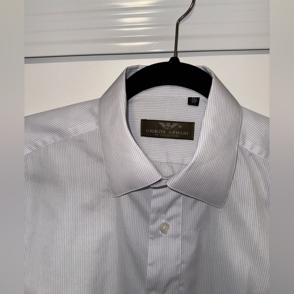 Giorgio Armani Men's Cotton Dress Shirt - Picture 2 of 2